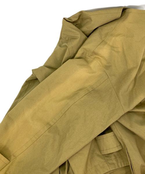 JOURNAL STANDARD（ジャーナルスタンダード）JOURNAL STANDARD (ジャーナルスタンダード) コットンナイロンノーカラーコート ベージュ サイズ:Mの古着・服飾アイテム