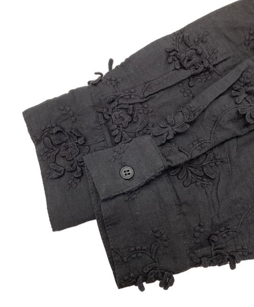 JOURNAL STANDARD relume（ジャーナルスタンダード レリューム）JOURNAL STANDARD relume (ジャーナルスタンダード レリューム) crinkle crinkle crinkle (クリンクル クリンクル クリンクル) 3Dエンブロイダリーシャツ ブラック サイズ:Fの古着・服飾アイテム
