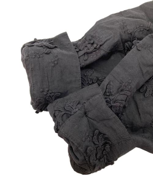 JOURNAL STANDARD relume（ジャーナルスタンダード レリューム）JOURNAL STANDARD relume (ジャーナルスタンダード レリューム) crinkle crinkle crinkle (クリンクル クリンクル クリンクル) 3Dエンブロイダリーシャツ ブラック サイズ:Fの古着・服飾アイテム