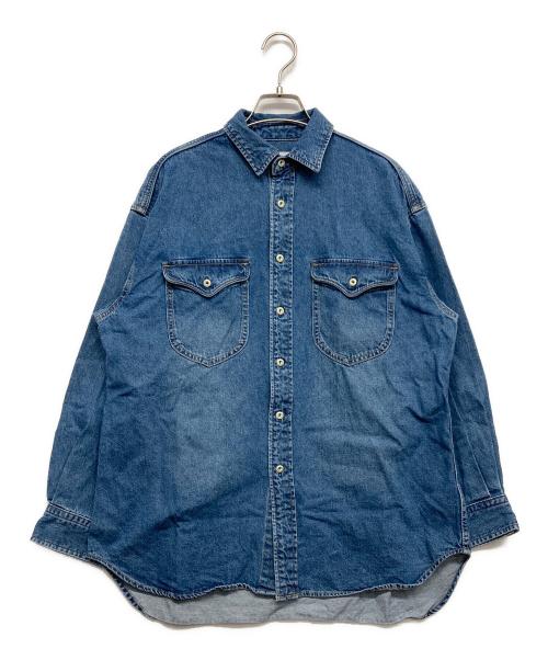 SLOBE IENA（スローブ イエナ）SLOBE IENA (スローブ イエナ) LE DENIM BDUシャツ ブルー サイズ:FREEの古着・服飾アイテム