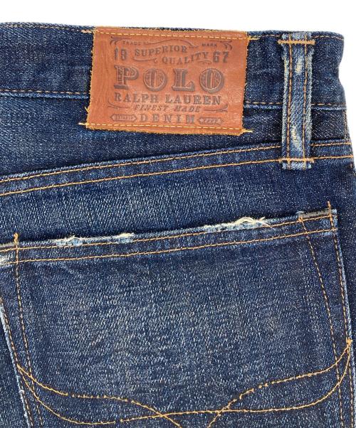 POLO RALPH LAUREN（ポロ・ラルフローレン）POLO RALPH LAUREN (ポロ・ラルフローレン) デニムパンツ インディゴ サイズ:36の古着・服飾アイテム