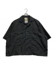B.BALLSY（ボールジーブラザーズ）の古着「オープンカラーシャツ」｜ブラック