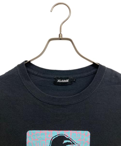 X-LARGE（エクストララージ）X-LARGE (エクストララージ) プリントTシャツ ブラック サイズ:Lの古着・服飾アイテム