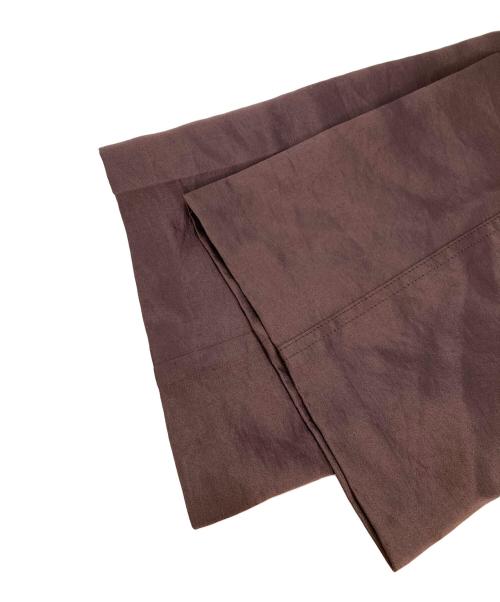 STUDIOUS（ステュディオス）STUDIOUS (ステュディオス) リンクルサテンセミフレアーパンツ レッド サイズ:1の古着・服飾アイテム