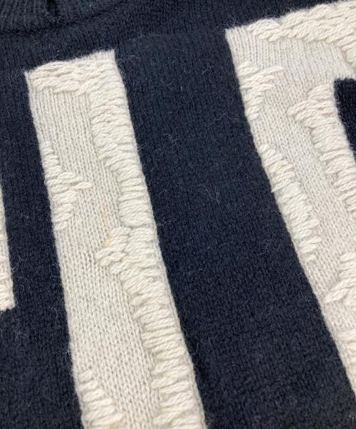 SAINT MICHAEL（セントマイケル）SAINT MICHAEL (セントマイケル) CLF MEN KNIT ブラック サイズ:XLの古着・服飾アイテム