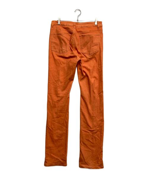 insane（インセイン）insane (インセイン) ダメージデニムパンツ オレンジ サイズ:3の古着・服飾アイテム