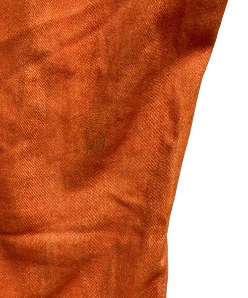 insane（インセイン）insane (インセイン) ダメージデニムパンツ オレンジ サイズ:3の古着・服飾アイテム