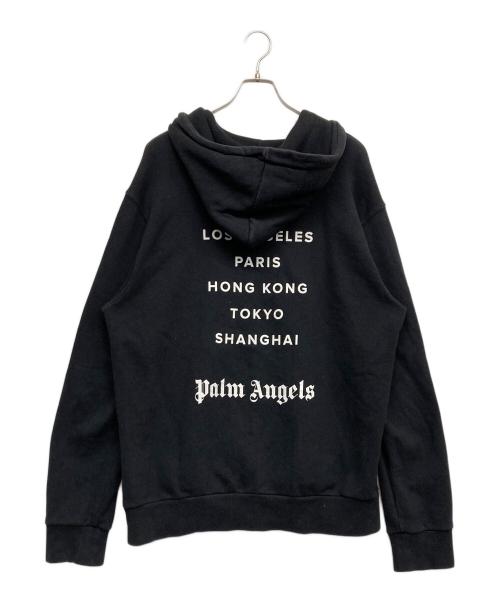 Palm Angels（パーム エンジェルス）Palm Angels (パーム エンジェルス) SPRAYED LOGO HOODIE ブラック サイズ:Lの古着・服飾アイテム