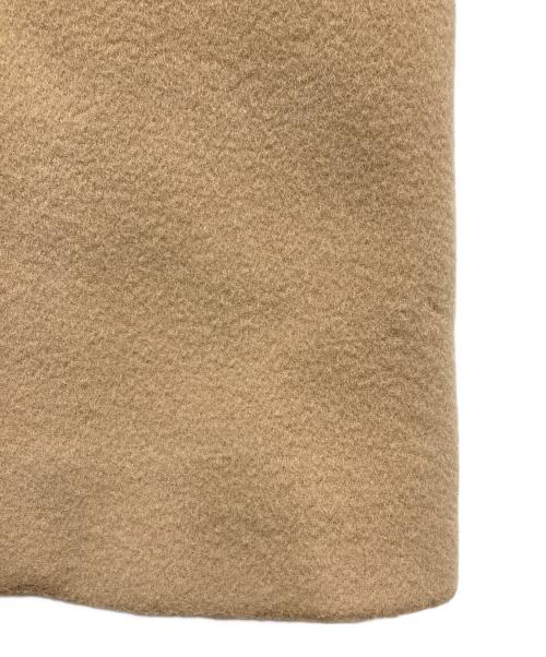 DEUXIEME CLASSE（ドゥーズィエム クラス）Deuxieme Classe (ドゥーズィエム クラス) カシミヤ混ノーカラーコート ベージュ サイズ:36の古着・服飾アイテム