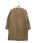 Deuxieme Classe (ドゥーズィエム クラス) カシミヤ混ノーカラーコート ベージュ サイズ:36：7000円