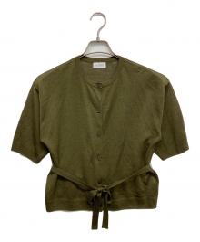 MACKINTOSH PHILOSOPHY（マッキントッシュ フィロソフィー）の古着「半袖ニット」｜カーキ