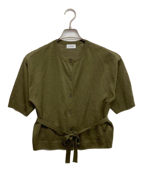 MACKINTOSH PHILOSOPHY（マッキントッシュ フィロソフィー）MACKINTOSH PHILOSOPHY (マッキントッシュ フィロソフィー) 半袖ニット カーキ サイズ:38の古着・服飾アイテム