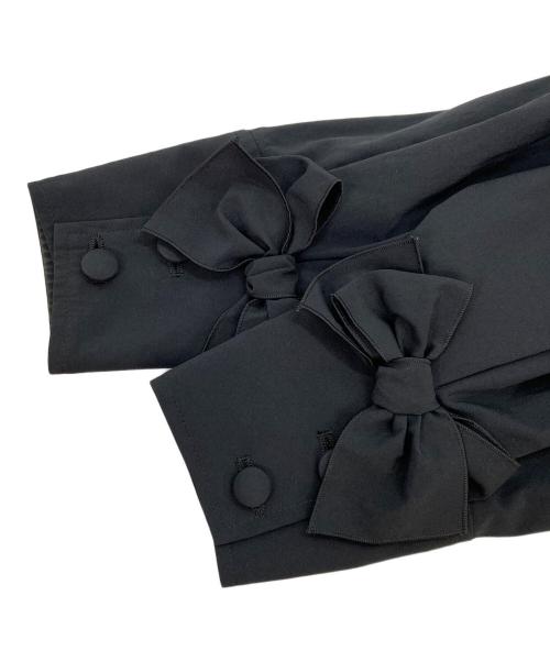 M'S GRACY（エムズグレイシー）M'S GRACY (エムズグレイシー) リル付きテーラードドレスコート ブラック サイズ:38の古着・服飾アイテム