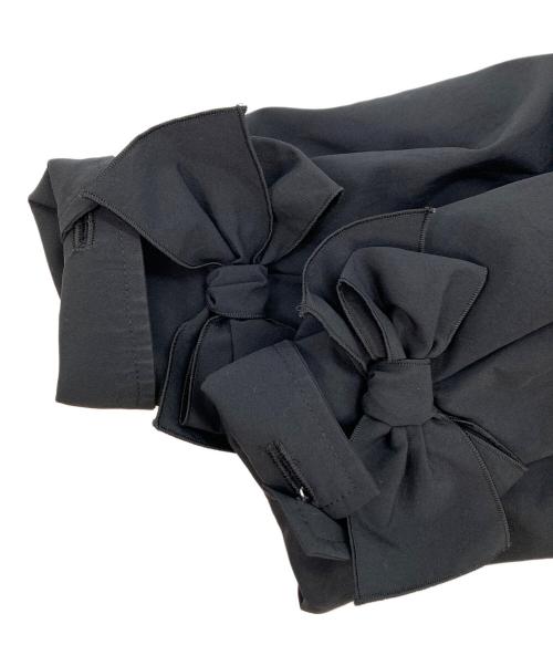 M'S GRACY（エムズグレイシー）M'S GRACY (エムズグレイシー) リル付きテーラードドレスコート ブラック サイズ:38の古着・服飾アイテム