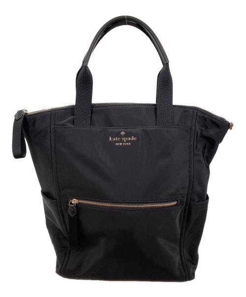 Kate Spade（ケイトスペード）Kate Spade (ケイトスペード) チェルシーコンバーチブルバッグパック ブラックの古着・服飾アイテム