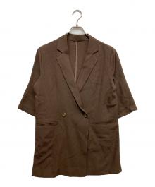 GALLARDA GALANTE（ガリャルダガランテ）の古着「ハーフスリーブ ジャケット」｜ブラウン