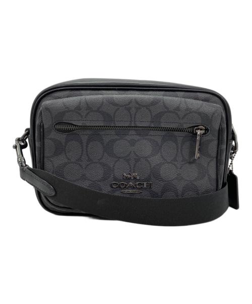 COACH（コーチ）COACH (コーチ) エリアス クロスボディシグネチャーキャンバス ブラックの古着・服飾アイテム