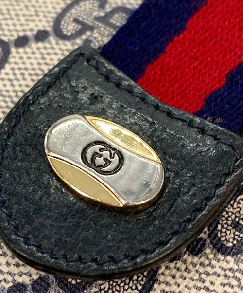 GUCCI（グッチ）GUCCI (グッチ) ショルダーバッグ ネイビーの古着・服飾アイテム