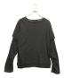 NVRFRGT (ネヴァーフォーゲット) DOUBLE LAYERD LONG SLEEVE TSHIRT ブラック サイズ:3：9000円