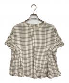 MACKINTOSH LONDONマッキントッシュ ロンドン）の古着「半袖ブラウス」｜ホワイト