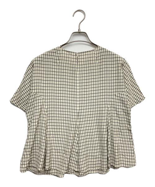 MACKINTOSH LONDON（マッキントッシュ ロンドン）MACKINTOSH LONDON (マッキントッシュ ロンドン) 半袖ブラウス ホワイト サイズ:38の古着・服飾アイテム
