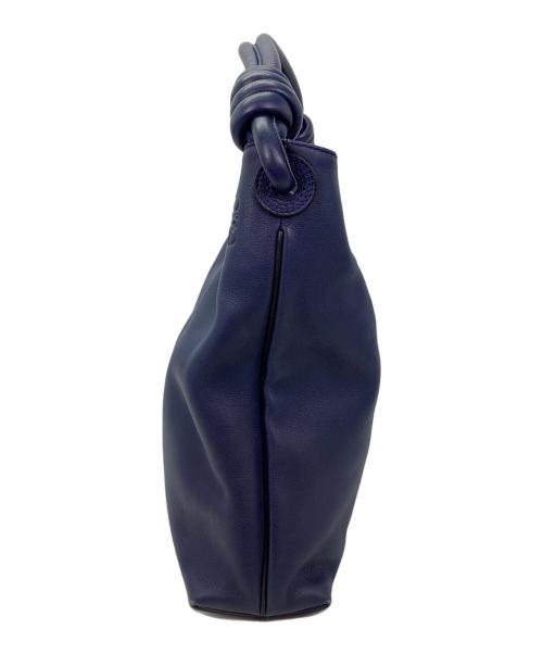 LOEWE（ロエベ）LOEWE (ロエベ) フラメンコホーボーショルダーバッグ ブルーの古着・服飾アイテム