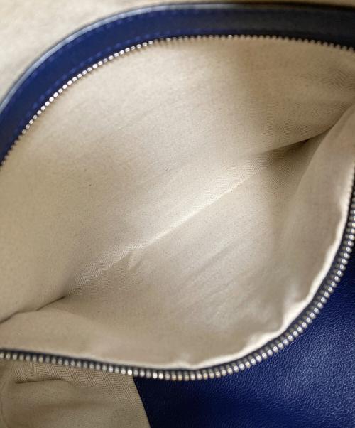 LOEWE（ロエベ）LOEWE (ロエベ) フラメンコホーボーショルダーバッグ ブルーの古着・服飾アイテム