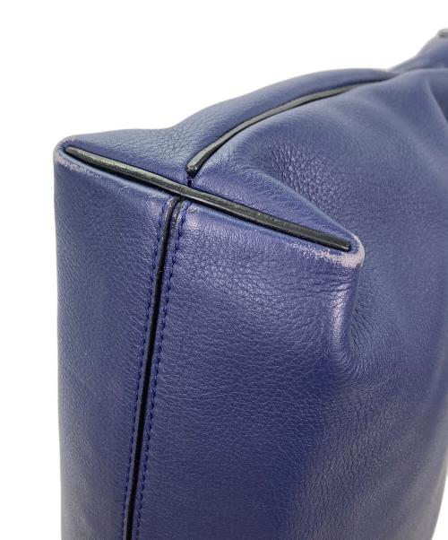 LOEWE（ロエベ）LOEWE (ロエベ) フラメンコホーボーショルダーバッグ ブルーの古着・服飾アイテム