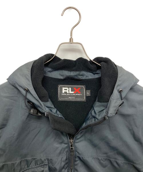 RLX RALPH LAUREN（アールエルエックスラルフローレン）RLX RALPH LAUREN (アールエルエックスラルフローレン) フーデッドジャケット ネイビー サイズ:Lの古着・服飾アイテム