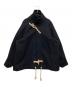 HYKE（ハイク）の古着「スタンドカラーウールコート」｜ネイビー