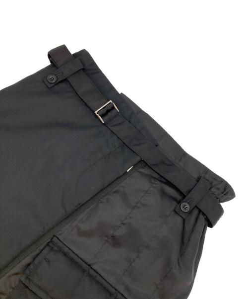 sacai（サカイ）sacai (サカイ) ナイロンツイルスカート プリーツスカート ブラック サイズ:2の古着・服飾アイテム