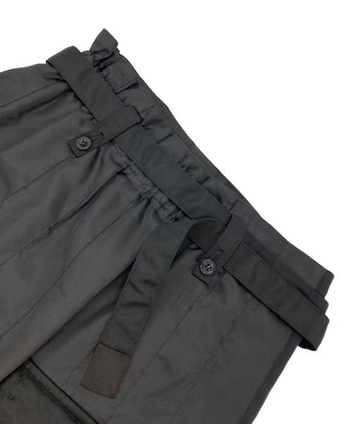 sacai（サカイ）sacai (サカイ) ナイロンツイルスカート プリーツスカート ブラック サイズ:2の古着・服飾アイテム