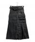 sacai（サカイ）の古着「ナイロンツイルスカート プリーツスカート」｜ブラック