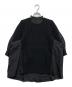 sacai（サカイ）の古着「ドッキング ウール ニット シャツ ブラウス」｜ブラック