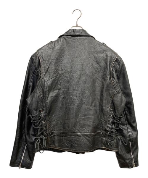 OPENROAD WILSONS（オープンロード）OPENROAD WILSONS (オープンロード) レザーライダースジャケット ブラック サイズ:XLの古着・服飾アイテム