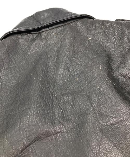 OPENROAD WILSONS（オープンロード）OPENROAD WILSONS (オープンロード) レザーライダースジャケット ブラック サイズ:XLの古着・服飾アイテム