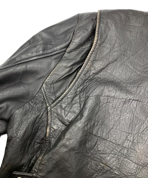 OPENROAD WILSONS（オープンロード）OPENROAD WILSONS (オープンロード) レザーライダースジャケット ブラック サイズ:XLの古着・服飾アイテム