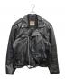 OPENROAD WILSONS（オープンロード）の古着「レザーライダースジャケット」｜ブラック