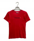 GUESS JEANSゲス ジーンズ）の古着「ロゴTシャツ」｜レッド
