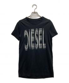 DIESEL（ディーゼル）の古着「半袖ロゴカットソー」｜ブラック