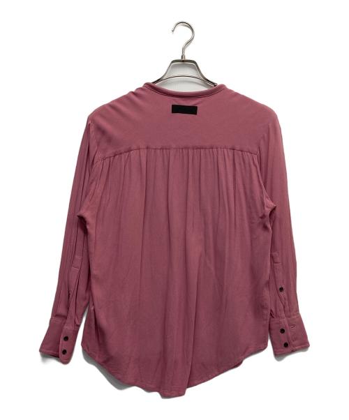 DIESEL（ディーゼル）DIESEL (ディーゼル) シャツ切替カットソー ピンク サイズ:XXSの古着・服飾アイテム