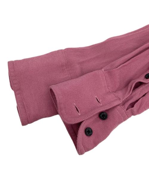 DIESEL（ディーゼル）DIESEL (ディーゼル) シャツ切替カットソー ピンク サイズ:XXSの古着・服飾アイテム