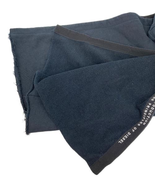 DIESEL（ディーゼル）DIESEL (ディーゼル) デニムスウエット切替スカート ブラック サイズ:Sの古着・服飾アイテム