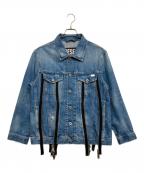 DIESELディーゼル）の古着「ジッパーデニムジャケット」｜インディゴ