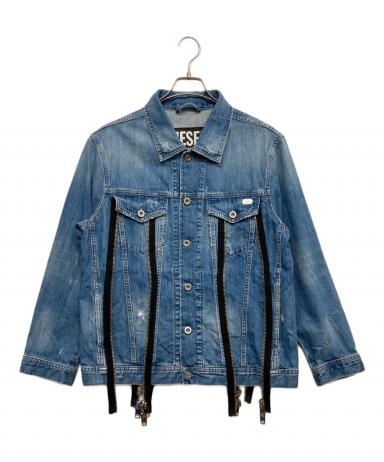中古・古着通販】DIESEL (ディーゼル) ジッパーデニムジャケット