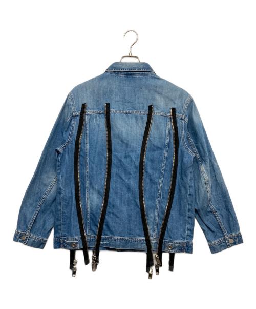 DIESEL（ディーゼル）DIESEL (ディーゼル) ジッパーデニムジャケット インディゴ サイズ:Sの古着・服飾アイテム