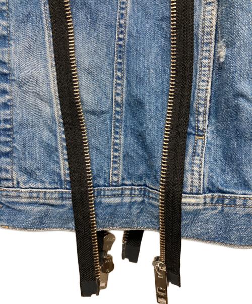 DIESEL（ディーゼル）DIESEL (ディーゼル) ジッパーデニムジャケット インディゴ サイズ:Sの古着・服飾アイテム