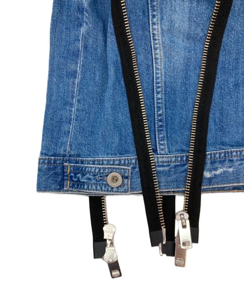 DIESEL（ディーゼル）DIESEL (ディーゼル) ジッパーデニムジャケット インディゴ サイズ:Sの古着・服飾アイテム
