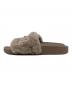 DIESEL (ディーゼル) VALLAボアロゴサンダル ベージュ サイズ:37-38：8000円