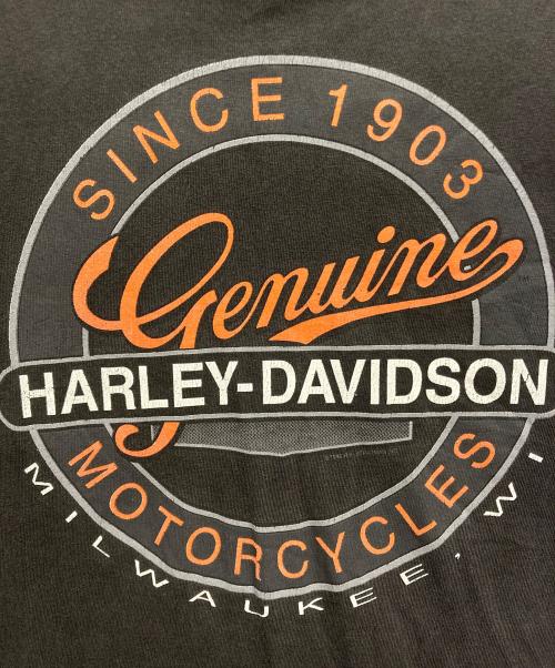 HARLEY-DAVIDSON（ハーレーダビッドソン）HARLEY-DAVIDSON (ハーレーダビッドソン) プリントTシャツ グレー サイズ:Lの古着・服飾アイテム